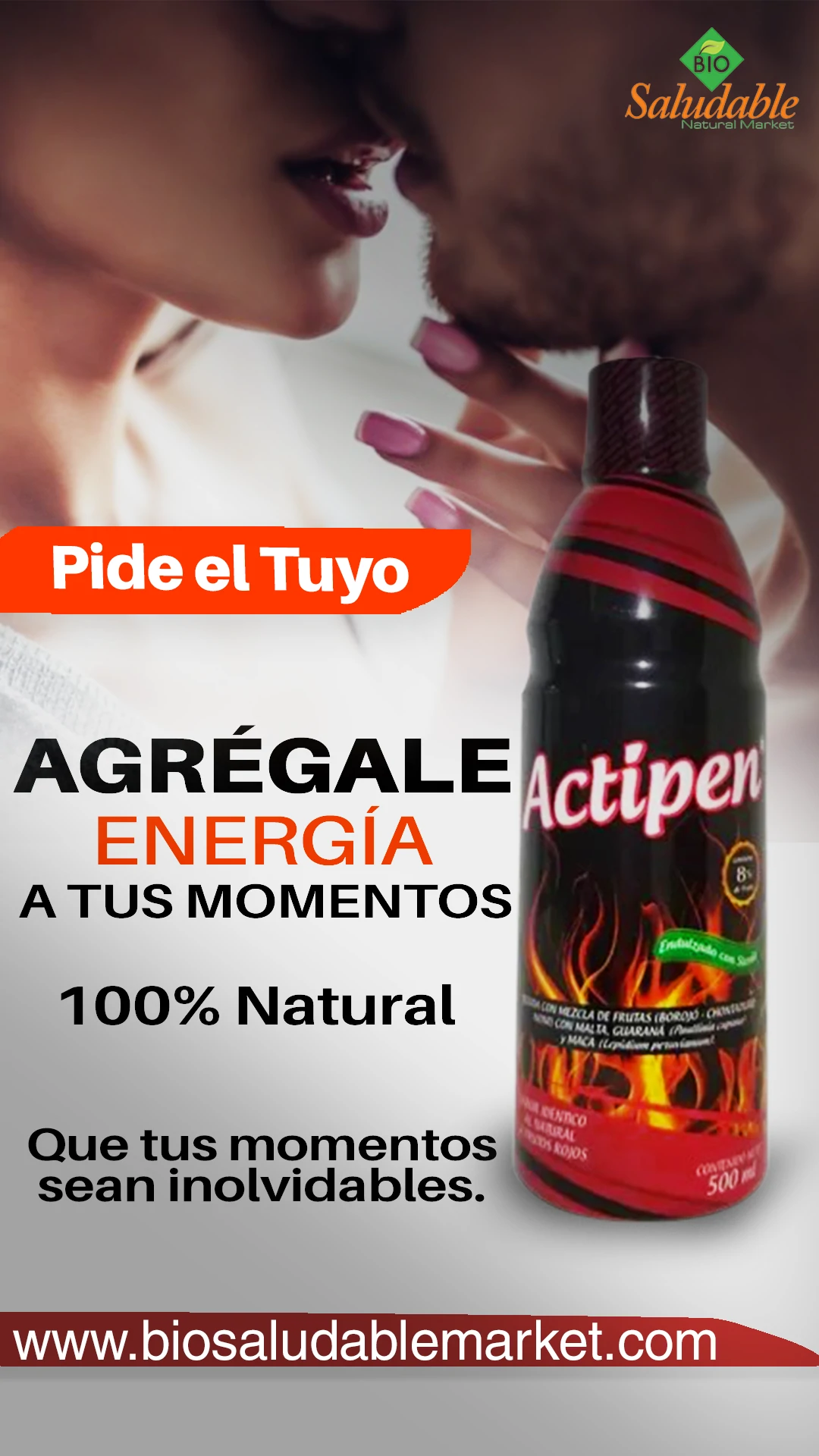 ACTIPEN ENERGIZANTE NATURAL Estimulante Sexual x 500 ml - Image 3