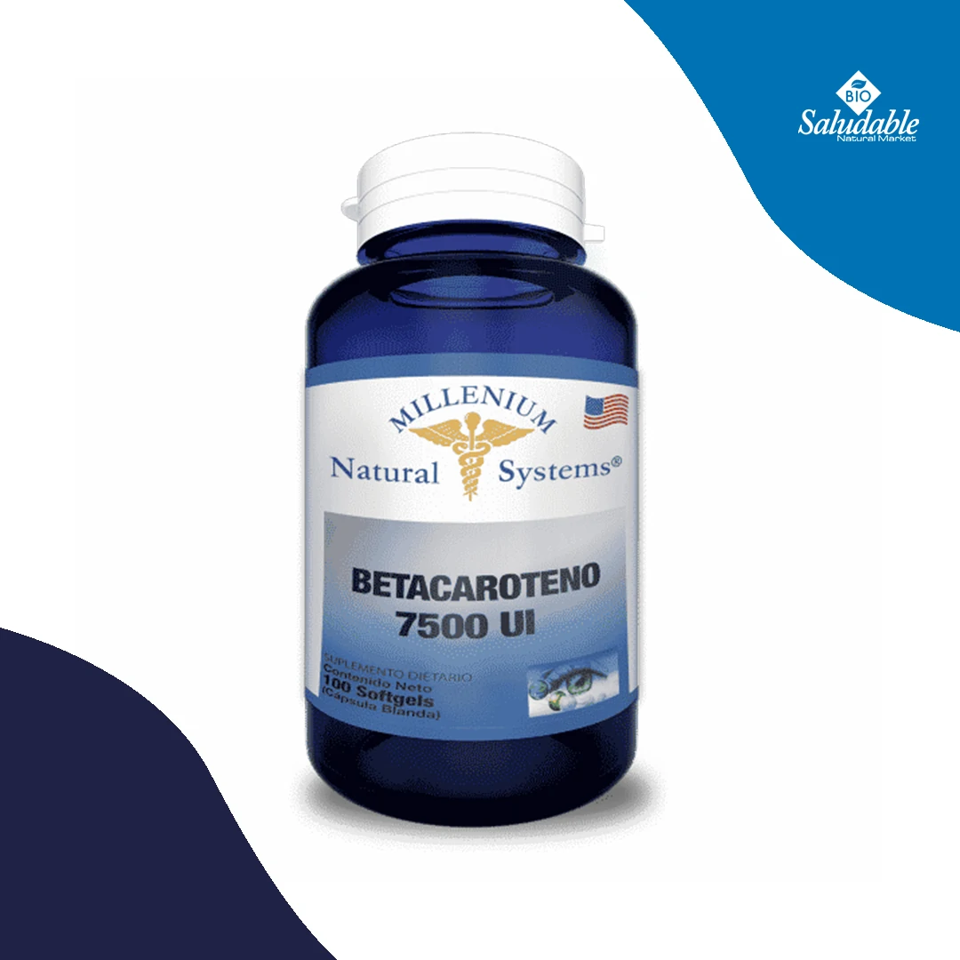 BETACAROTENO 7500 IU X 100 SOFT NATURAL SYSTEMS
