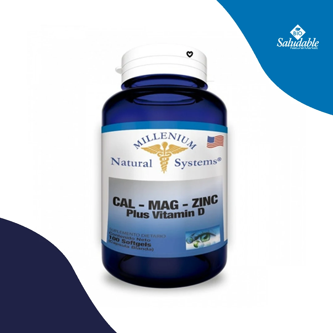 CAL MAG ZINC + D X 100 SOFT NATURAL SYSTEM