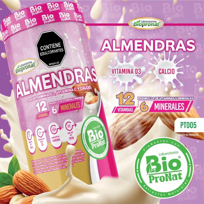 BIO ALMENDRAS X 700 GRAMOS BIOPRONAT