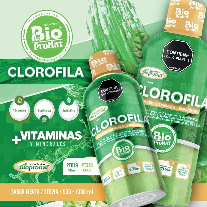 CLOROFILA X 500 ML BIOPRONAT