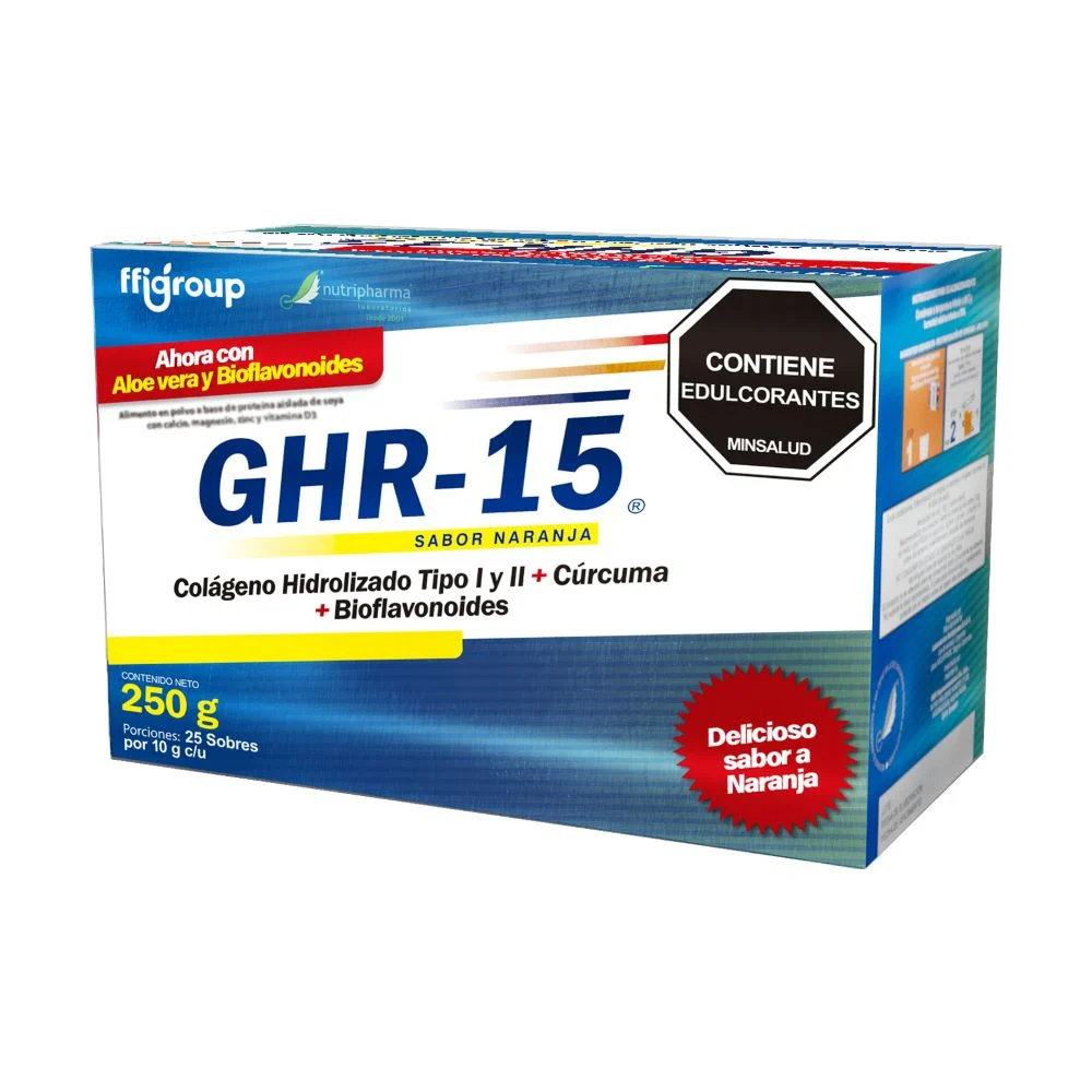 GHR 15 X 25 SOBRES NATURAL SYSTEMS