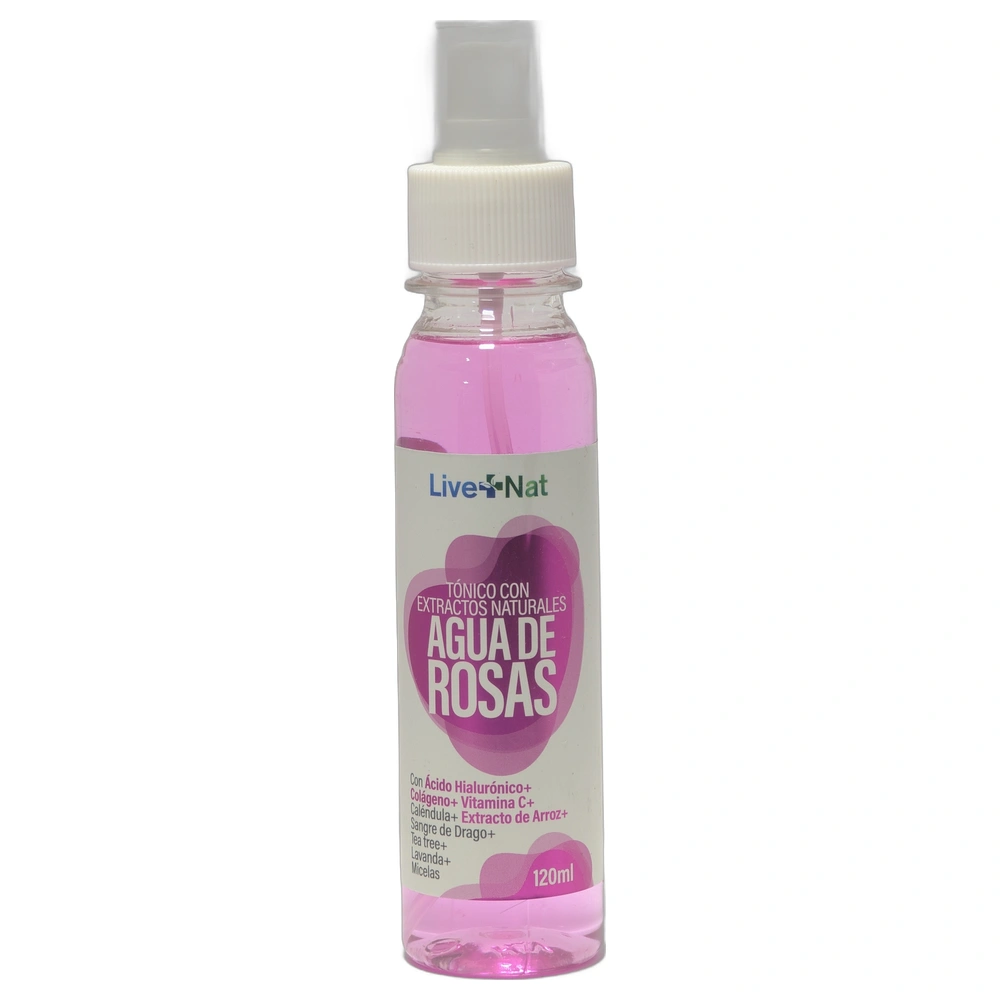 AGUA DE ROSAS X 120 ML LIVE+