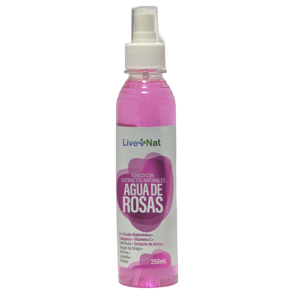 AGUA DE ROSAS X 250 ML LIVE+
