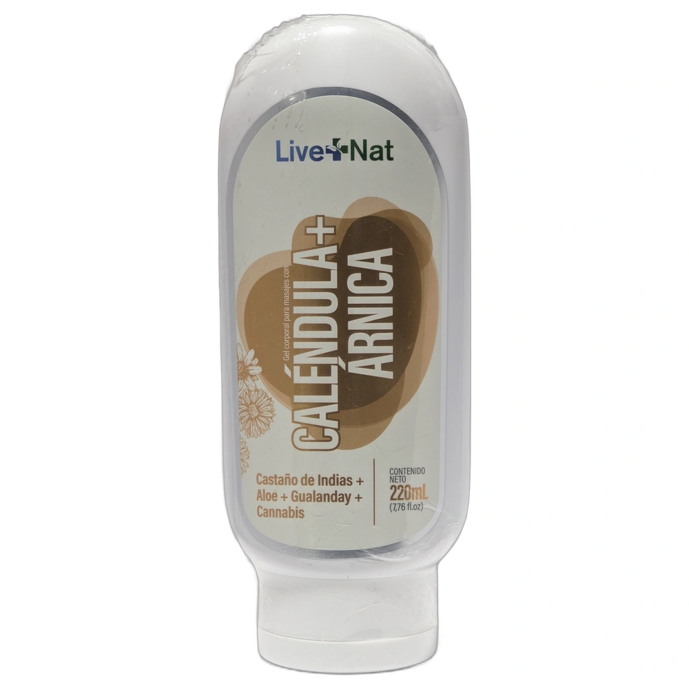 GEL DE CALENDULA + ARNICA X 220 GR LIVE+