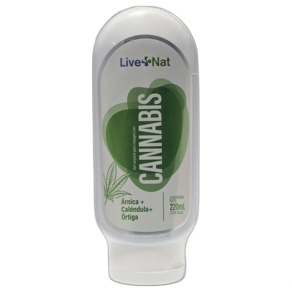 GEL DE CANNABIS X 220 ML LIVE+
