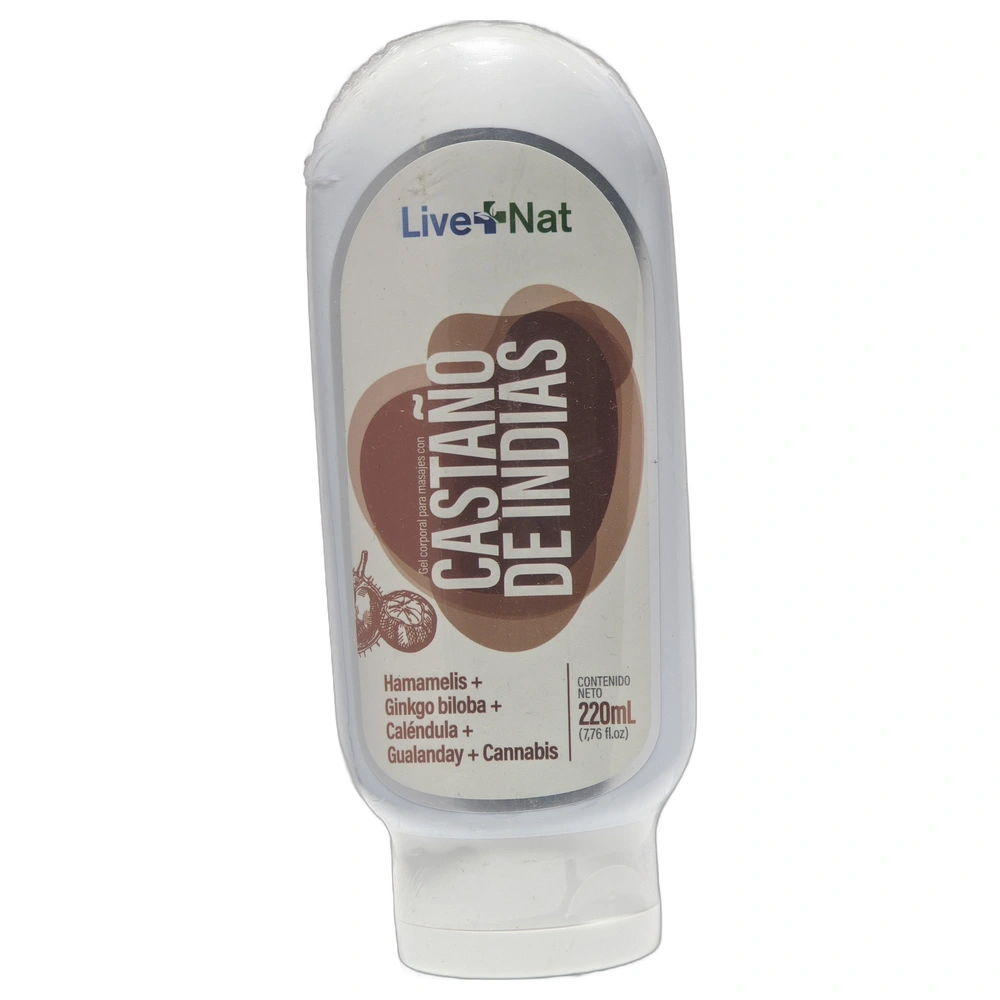 GEL DE CASTAÑO X 220 GR LIVE+