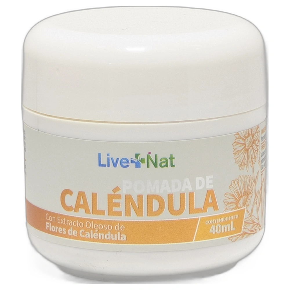 POMADA DE CALENDULA LIVE+ X 40 GR