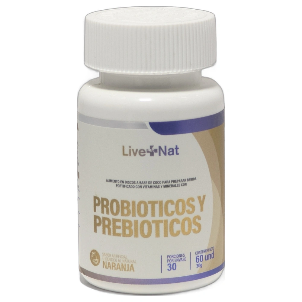 PROBIOTICOS Y PREBIOTICOS X60 LIVE+